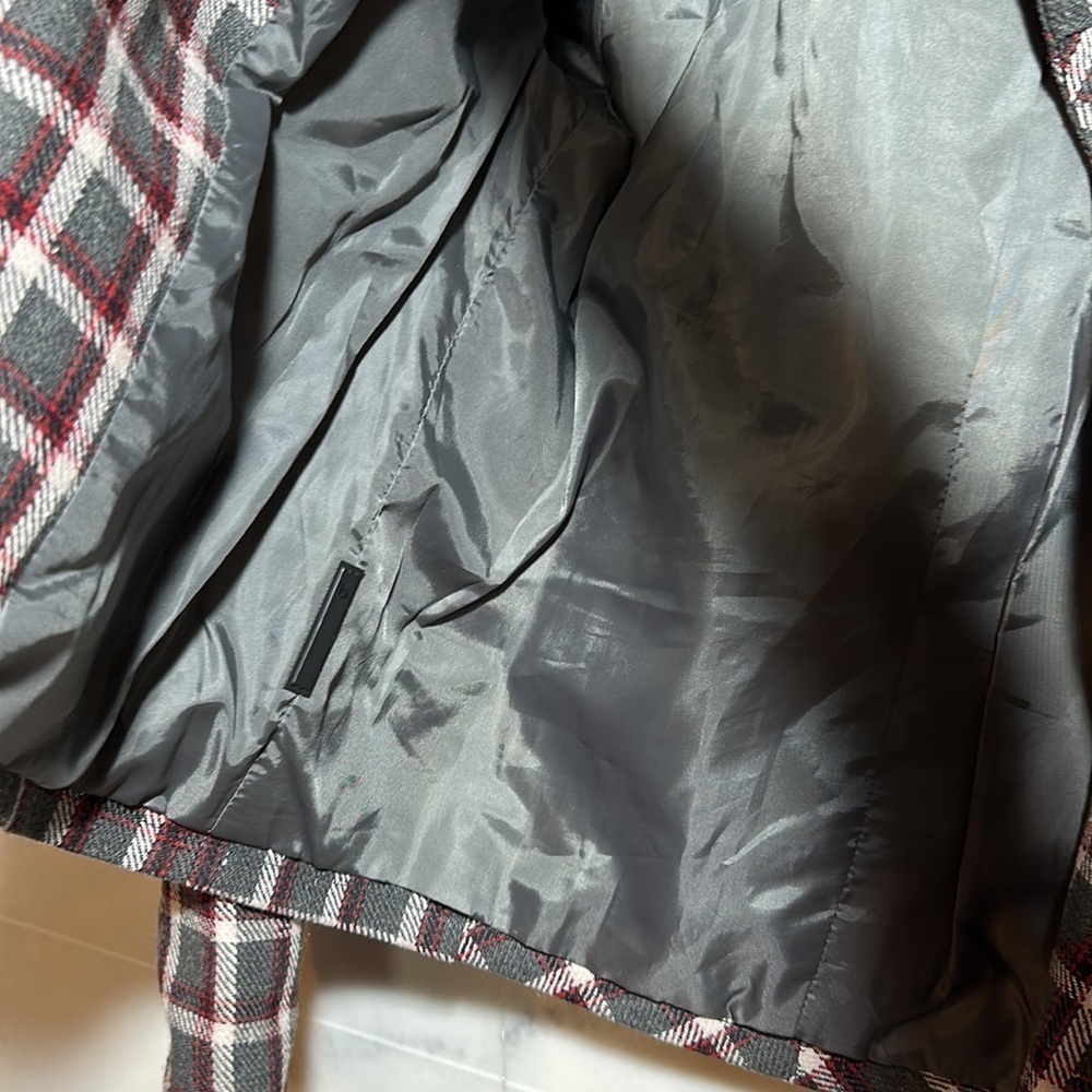 - Flying Tomato Checkard Pea coat size S - Picture 9 of 9